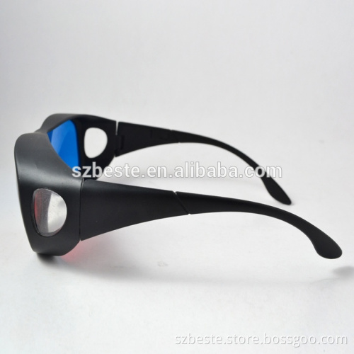 cool&stylish plastic red blue 3d glasses